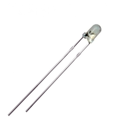 LED 3mm Красный прозрачный (от 3шт) 