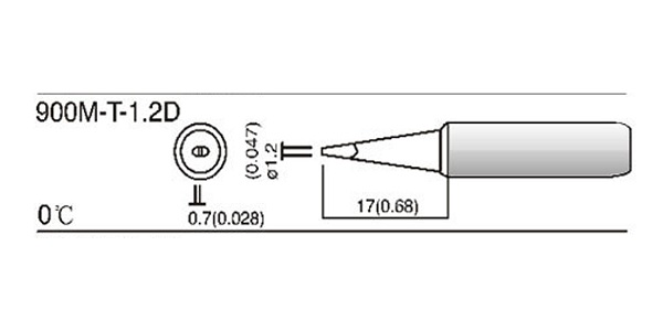 Жало гильза 900M-T-1,2D 