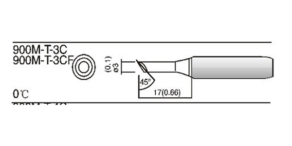 Жало гильза 900M-T-3С Никель