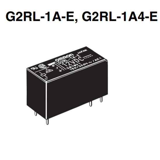 Реле 12VDC /G2RL1AE12DC