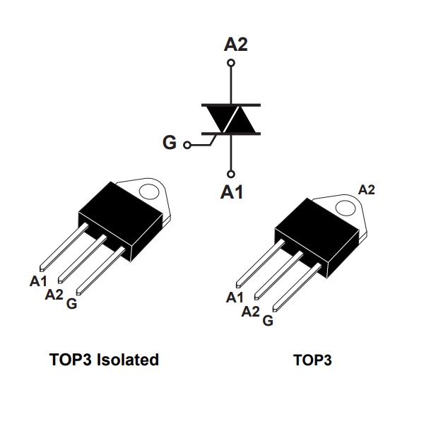 Симистор BTA41-800B [TOP-3]