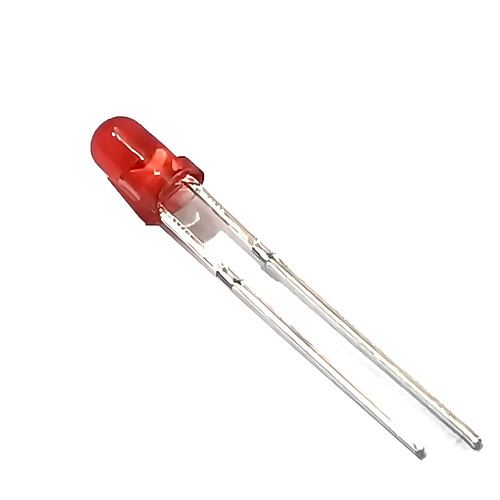 LED 3mm Красный окрашенный (от 3шт) 