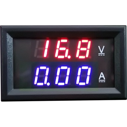 Модуль Амперметр 1A(синий) + вольтметр 0-100V(красн) 