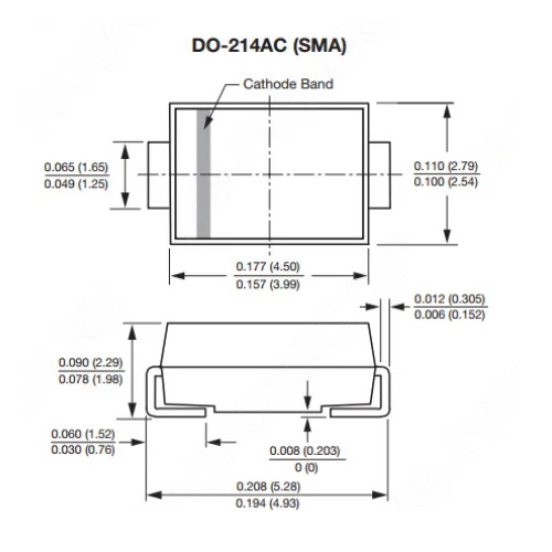 Диод SS16 smd [DO-214AC/SMA]