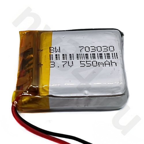 Аккумулятор Li-pol 3,7V 7,0*30*30 550mah 