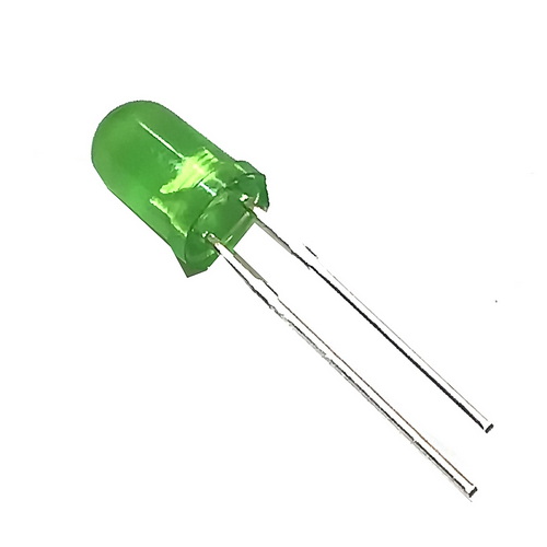 LED 5mm Зеленый окрашенный (от 3шт) 