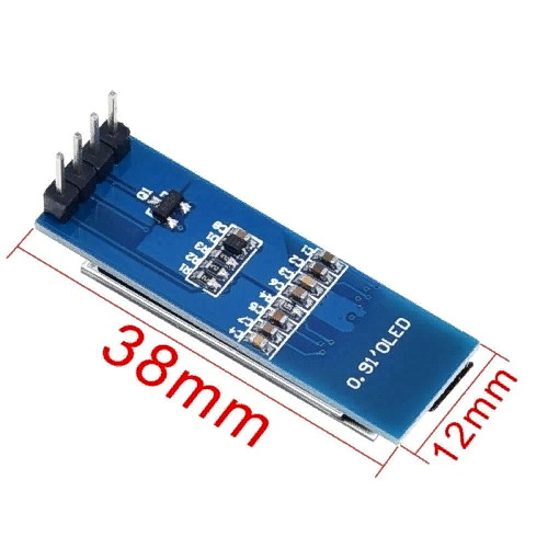 OLED дисплей 0,91" 128x32 синий