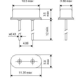 Кварц  Z13.560MHz