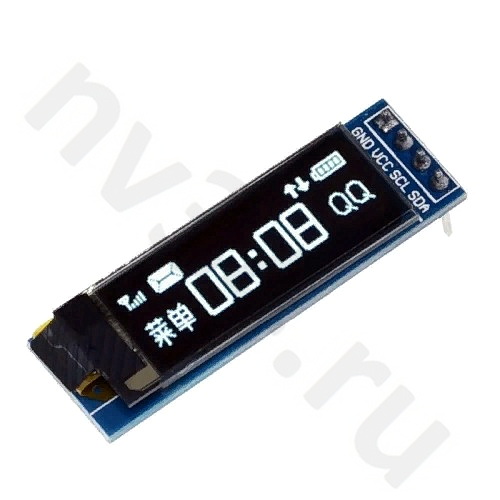 OLED дисплей 0,91" 128x32 синий