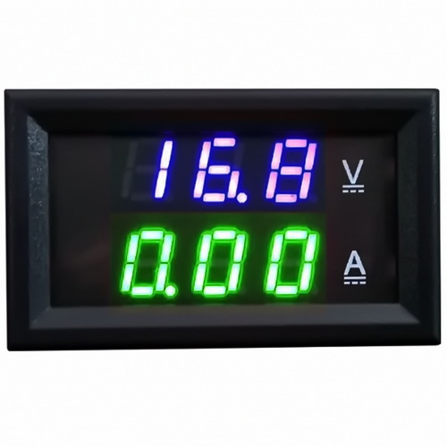 Модуль Амперметра 100А(зел.) +вольтметр (син) 0-100V 