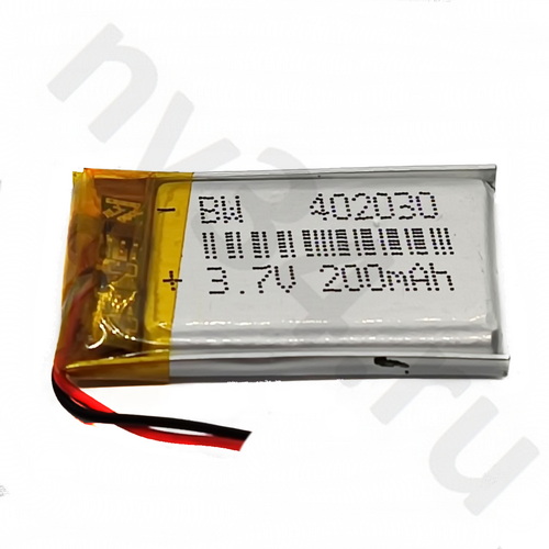 Аккумулятор Li-pol 3,7V 4,0*20*30 180mah 