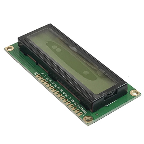 ЖКИ 1602+I2C текст белый на желтом 