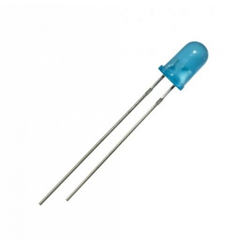 LED 3mm Синий окрашенный (от 3шт) 