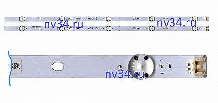 Комплект подсветки LG 32" 5 линз 615мм 2шт SSC_32LK61_BOE(FHD)_5LED 