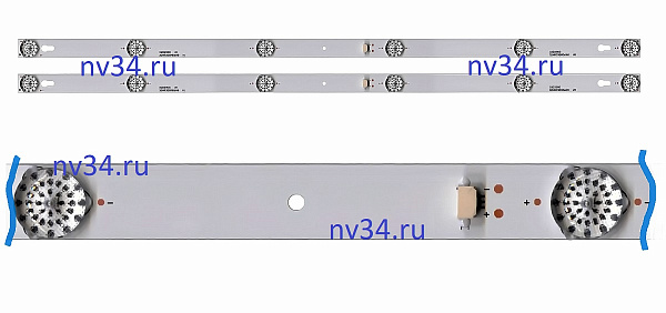 Комплект подсветки 32" 6V 6 линз 560мм *2шт TCL и др.