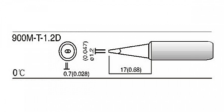 Жало гильза 900M-T-1,2D 
