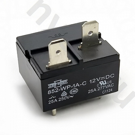 Реле 12VDC /852WP-1A-C 12VDC с клеммой