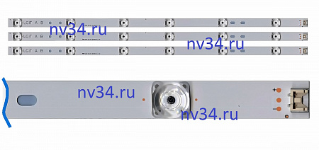 Комплект подсветки LG 32'' DRT 3,0 КИТАЙ /6V 3 планки по 6 линз 590мм 
