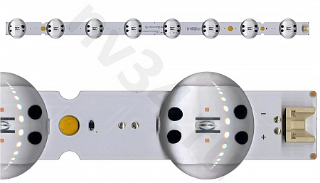 Линейка подсветки LG 43'' 6V 8 линз 445мм 