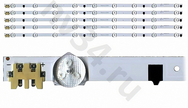 Комплект подсветки SAMS 32" 9 линз 655мм 5шт, SHARP