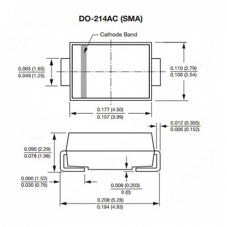 Диод BYG20J smd [SMA]