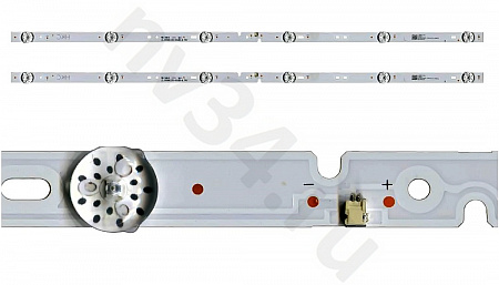 Комплект подсветки 32" 3V 6 линз 618мм *2шт Orion и др.