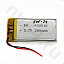Аккумулятор Li-pol 3,7V 4,0*20*40 320mah 