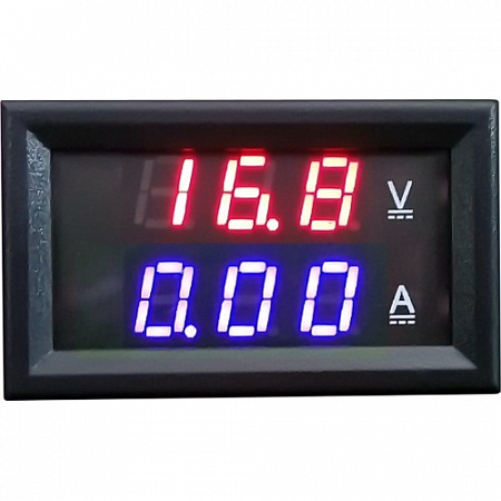 Модуль Амперметр 1A(синий) + вольтметр 0-100V(красн) 