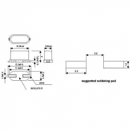 Кварц  Z13.560MHz SMD