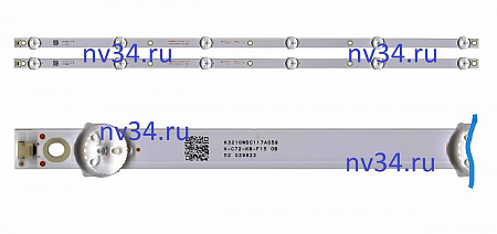 Комплект подсветки 32" 6V 6 линз 584мм 2шт DAEWOO 