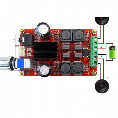 Усилитель стерео /2x50W TPA3116D2 