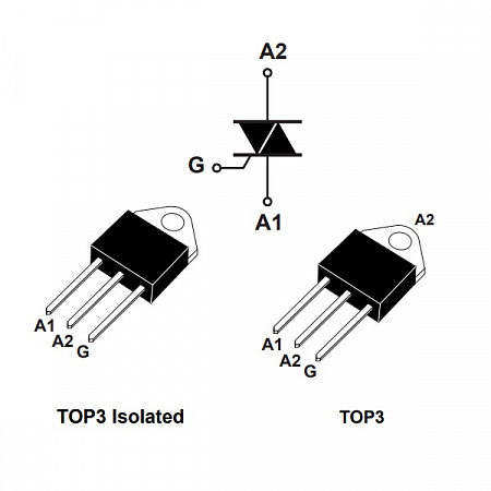 Симистор BTA41-600B [TOP-3]
