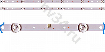 Комплект подсветки 32" 3V 6 линз 568мм *2шт Haier
