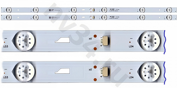 Комплект подсветки 32" 3V 6 линз 555мм *2шт THOMSON 