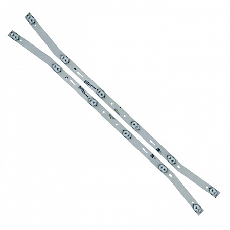 Комплект подсветки 32" 6V 6 линз 585мм изогнутая *2шт.