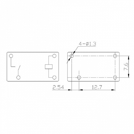 Реле 12VDC /SRSB-12VDC-SL-A 