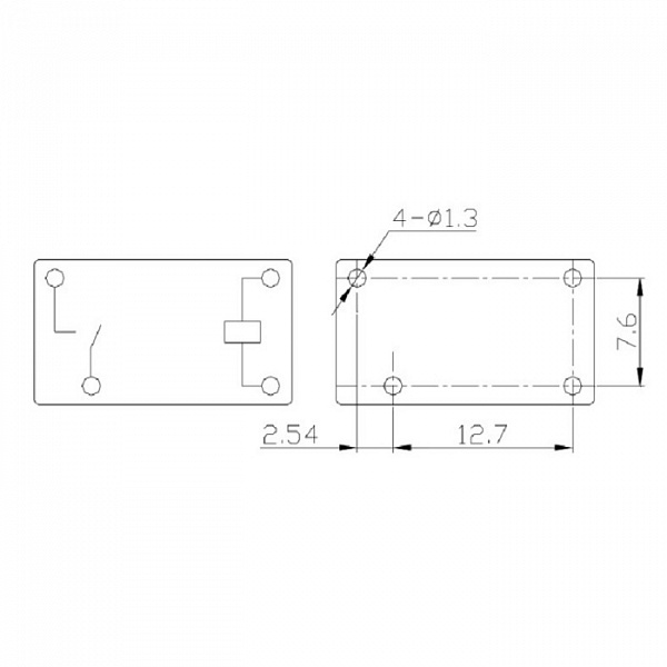 Реле 12VDC /SRSB-12VDC-SL-A 
