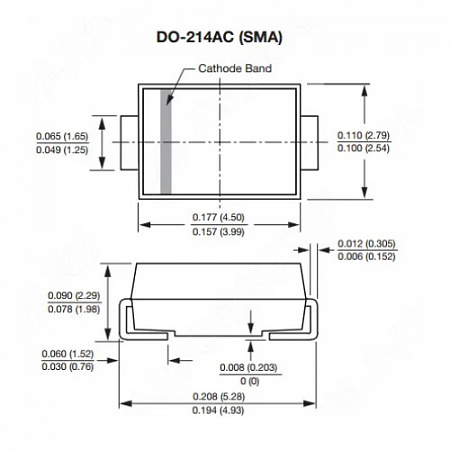 Диод SS16 smd [DO-214AC/SMA]
