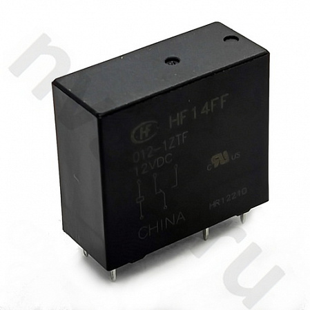 Реле 12VDC /HF14FF/012-1ZTF силовое 