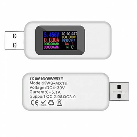 USB тестер MX1902C 