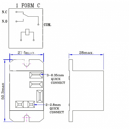 Реле 12VDC /TR91F-12VDC-SC-C