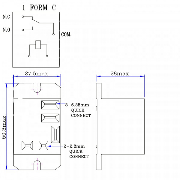 Реле 12VDC /TR91F-12VDC-SC-C