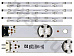 Комплект подсветки LG 43" 3V 7 линз 862мм *3шт 
